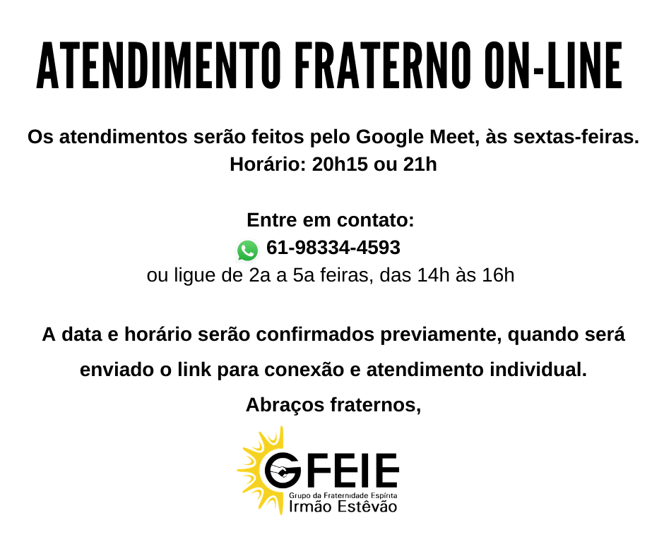atendimento fraterno online